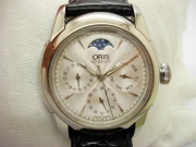 W1456

ORIS 豪利時 月相 白鋼 自動機芯 日期星期24小時指示 男用錶

全部原裝 皮帶.皮帶釦為非原廠替代用皮帶.皮帶釦 有保單

2005/8/11購於寶島 錶頭寬(不含龍頭):38mm 厚度:12mm