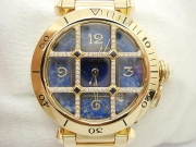 W1467

Cartier 卡地亞 18K黃K金 原鑲井字鑽 特殊面 自動上鍊機芯 男用錶

全部原裝 錶頭寬(不含龍頭):38mm 厚度:11mm
