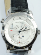 W1478
Jaeger-LeCoultre 積家 MASTER GEOGRAPHIC 地理學家
Master Control 1000 Hours  型號:Q1508420 
自動上鍊機芯 未使用全新品 2009.10.20 在寶富鐘錶購買
有原廠保單 有原廠盒子 不含龍頭 直徑40mm 厚12mm 防水5ATM
原廠網站連結 
http://www.jaeger-lecoultre.com/me/en/watches/master-control/master-geographic