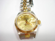 W1516 ROLEX 勞力士 69173 半金 女用手錶
流水編號L5字頭 原廠鑽面 錶頭直徑:26mm
